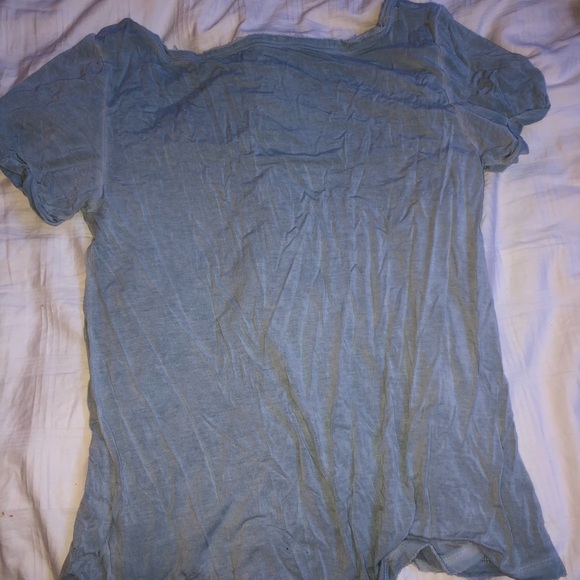 Blue lace up top from American eagle - Picture 2 of 3